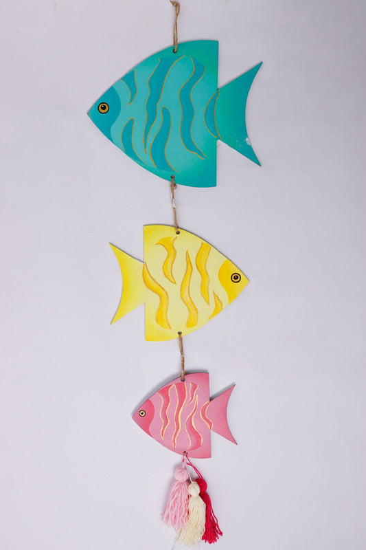 Pastel Fish set Wall Décor