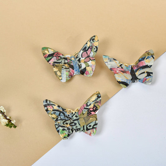 Collage Butterflies set of 3