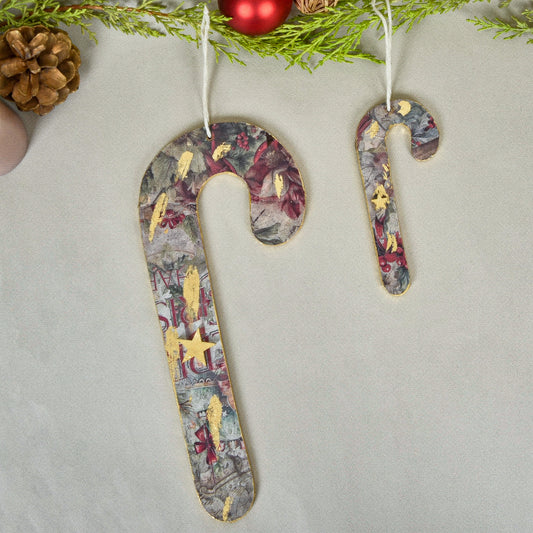 Multi Small Ornament Cane set of 2