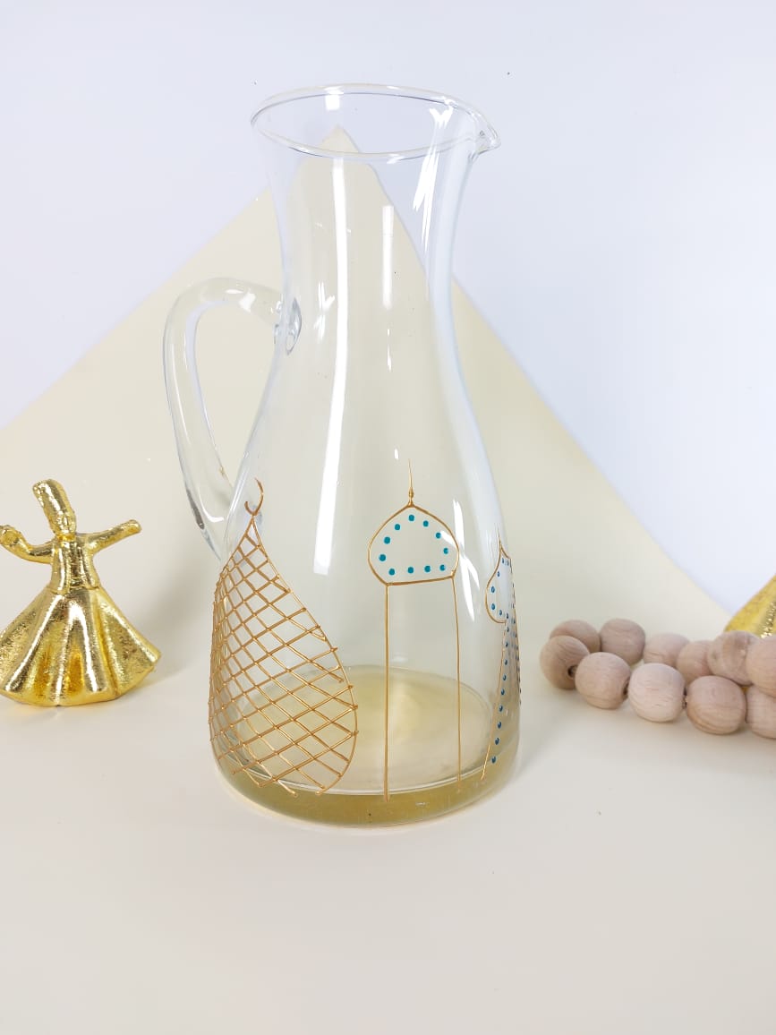 Outline Islamic Village Water Jug