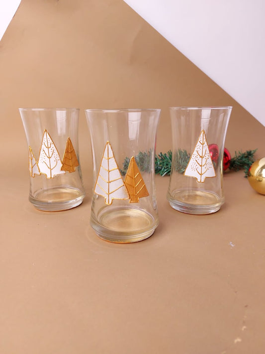 Three Color Christmas Tree Water Cups